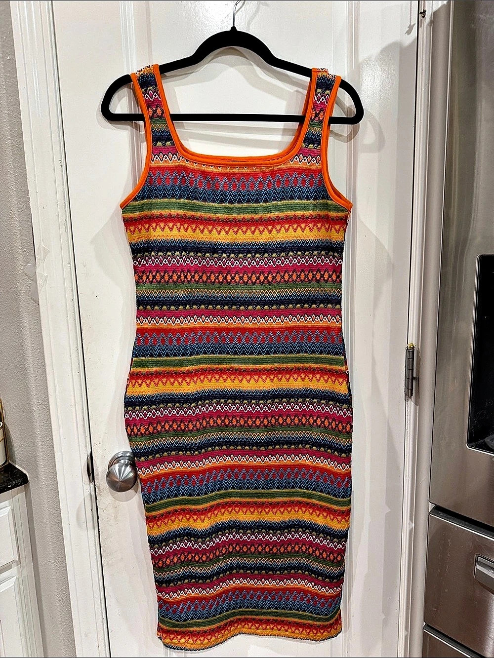 Multicolor Midi Dress